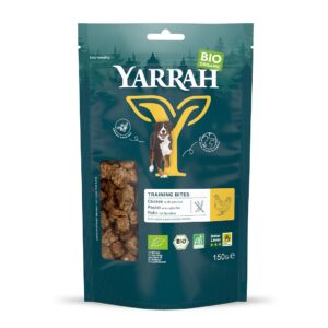 (DLA PSA) PRZYSMAK - KOSTKI TRENINGOWE Z KURCZAKIEM I SPIRULINĄ BIO 150 g - YARRAH