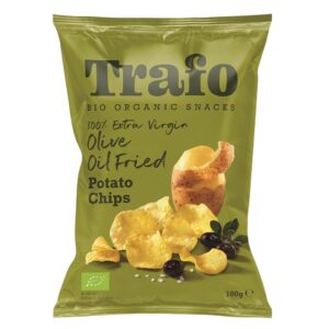 CHIPSY ZIEMNIACZANE SMAŻONE NA OLIWIE Z OLIWEK BIO 100 g - TRAFO