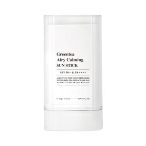 KREM PRZECIWSŁONECZNY KOREAŃSKI W SZTYFCIE ZIELONA HERBATA SPF 50+ 18 g - BARULAB (PRODUKT SEZONOWY)