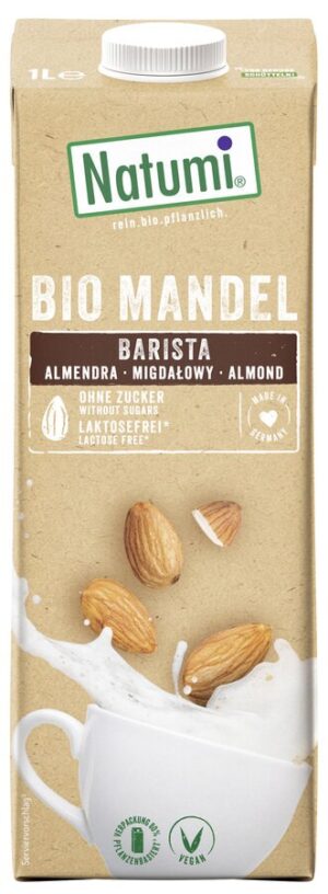 NAPÓJ MIGDAŁOWY BARISTA BEZ CUKRU BIO 1 L - NATUMI