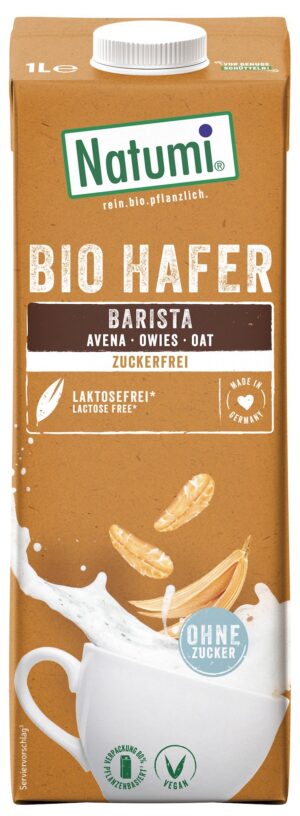 NAPÓJ OWSIANY BARISTA BEZ CUKRU BIO 1 L - NATUMI