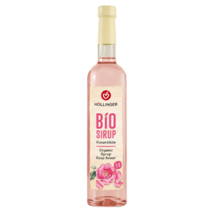 SYROP O SMAKU RÓŻANYM BIO 500 ml - HOLLINGER
